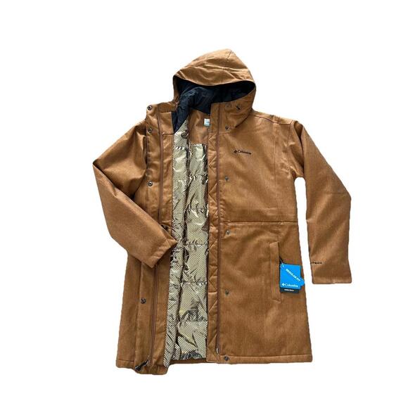 $170 Columbia Women's Portland Point Parka Brown Medium NWT - Picture 3 of 15